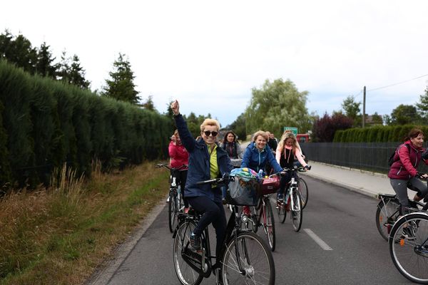 rodzinny rajd rowerowy w Bujnach Szlacheckich