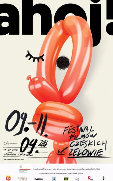 plakat festiwalu filmów czeskich