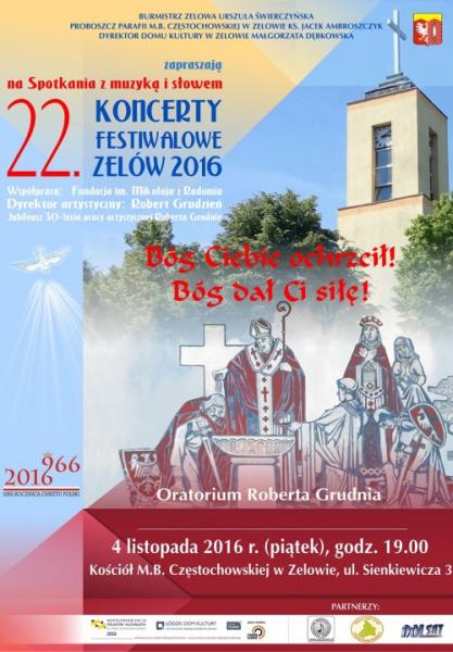 Koncerty Festiwalowe Zelów 2016