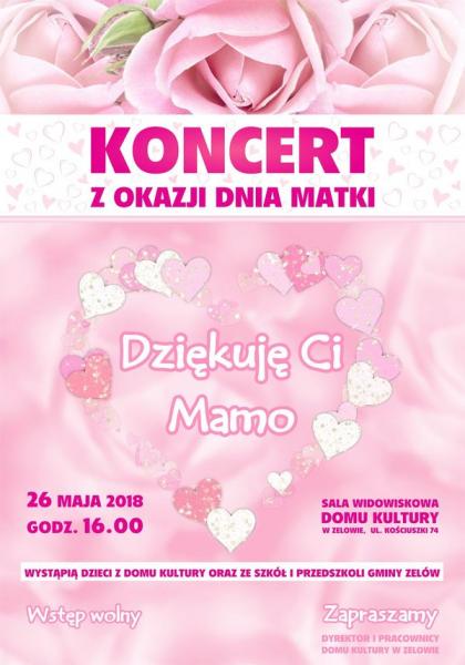 koncert z okazji Dnia Matki2018