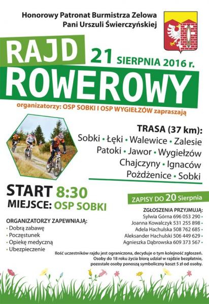 rajd rowerowy sobki - wygiełzów