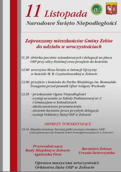 program obchodów 11 listopada