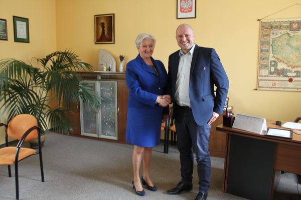 Spotkanie Burmistrza Zelowa z władzami RTS Widzew Łódź