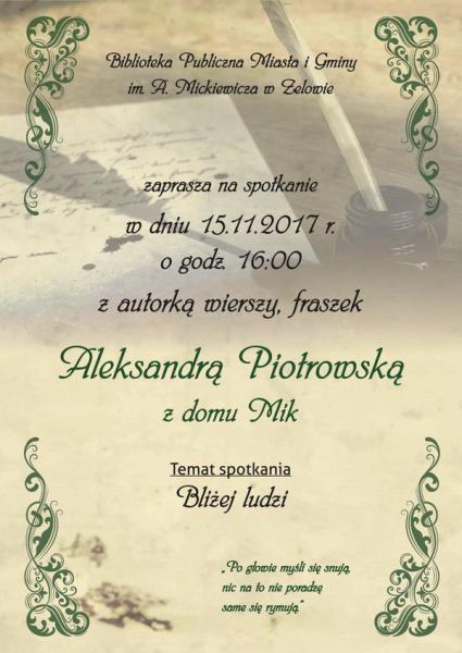 spotkanie autorskie w bibliotece